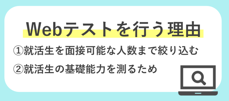 Webテストを行う理由