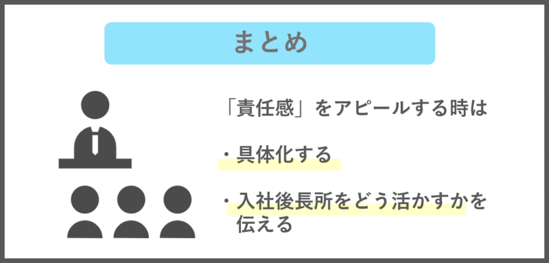 自己PR 責任感に関するまとめ
