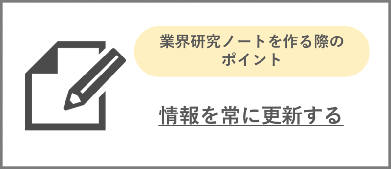 業界研究ノートを作る際のポイント