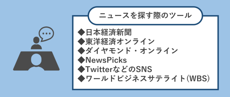 ニュースを探す際に役立つツール(メディア・アプリ・番組)
