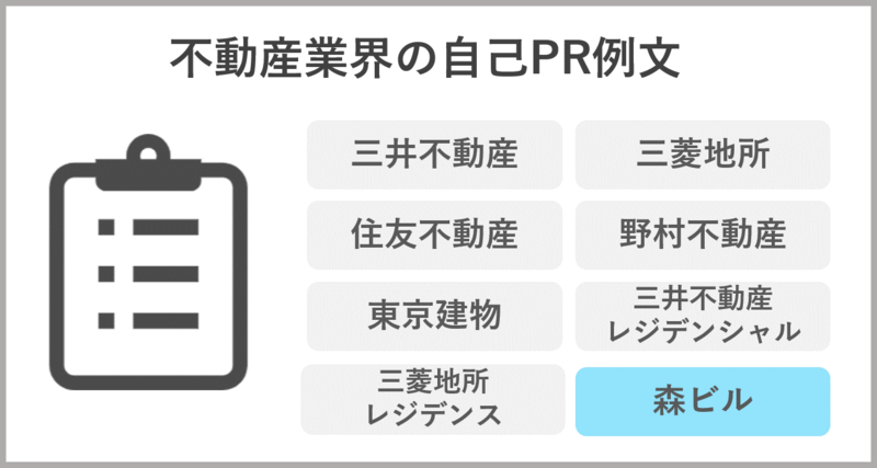 森ビルの自己PR例文