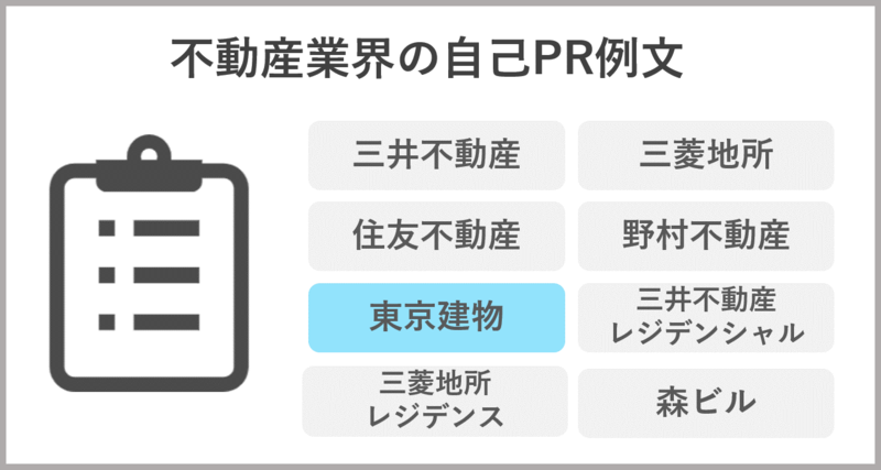 東京建物の自己PR例文