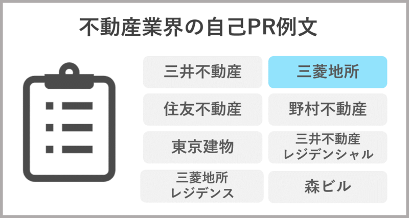三菱地所の自己PR例文