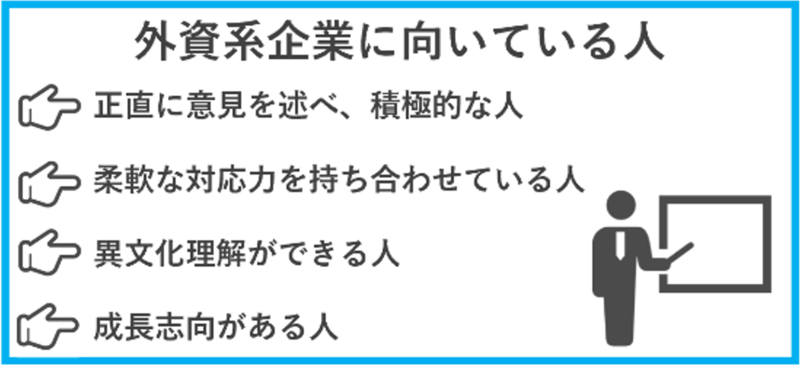 外資系企業に向いている人