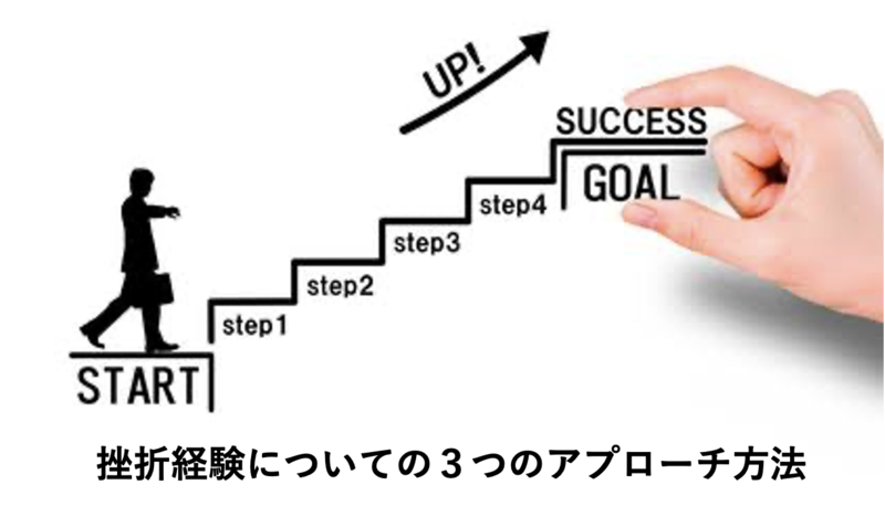 挫折経験についての3つのアプローチ方法