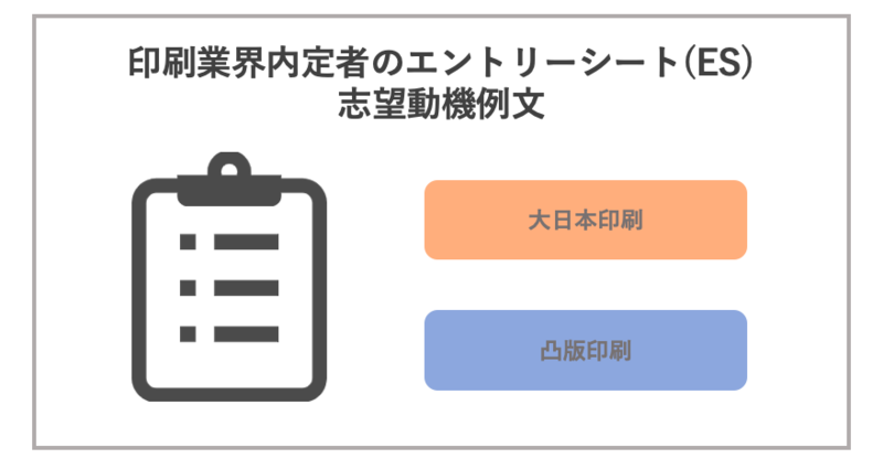 印刷業界内定者の志望動機例文