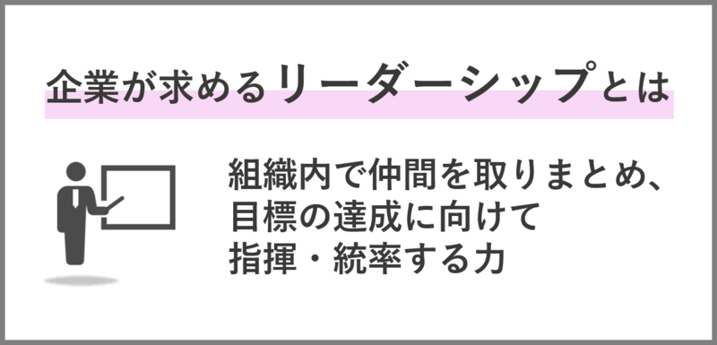 企業が求める自己PRにおけるリーダーシップとは