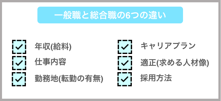 一般職と総合職の違い
