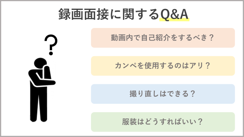 録画面接に関するQ&A