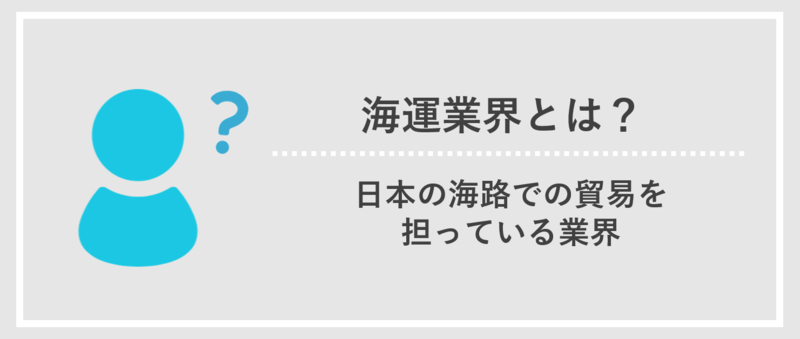 海運業界とは