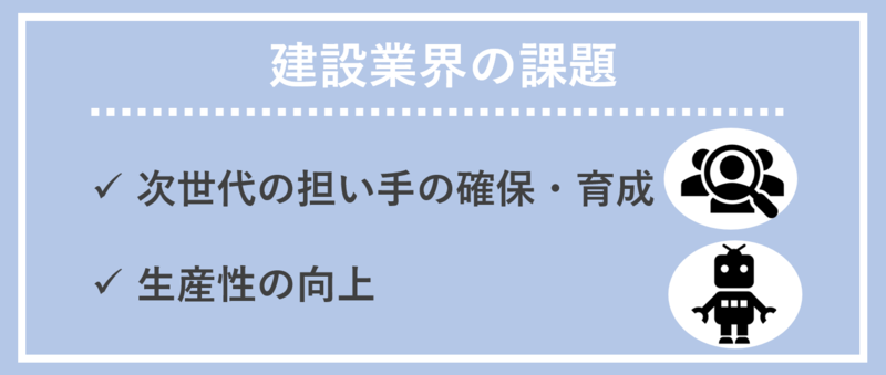 建設業界の課題