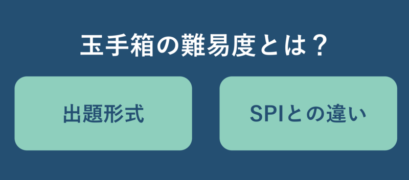 玉手箱の難易度