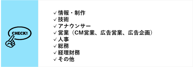 テレビ業界の業務内容