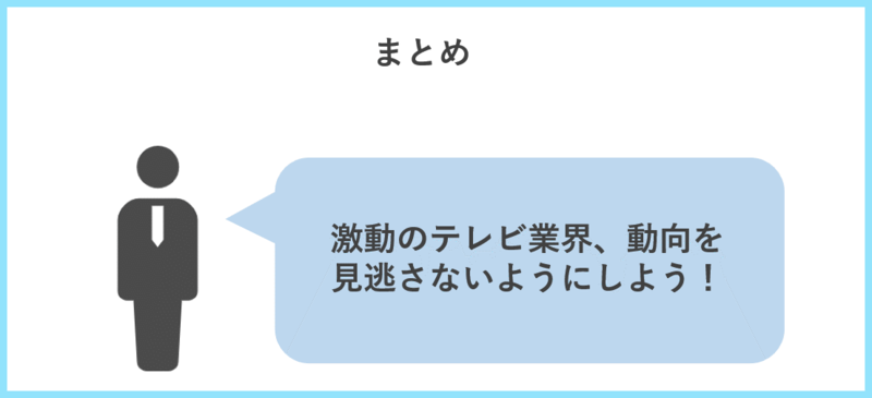 テレビ業界動向まとめ