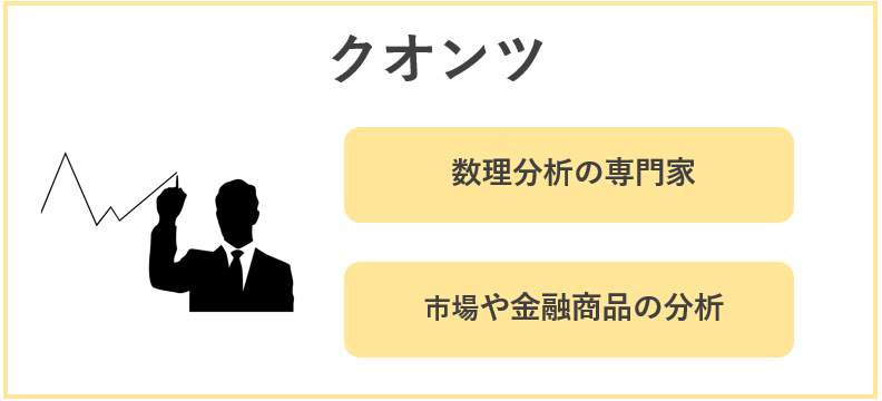 業界の職種と仕事内容・クオンツ