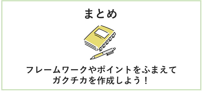 ガクチカの書き方のまとめ