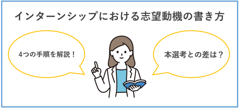 インターンシップの志望動機の書き方