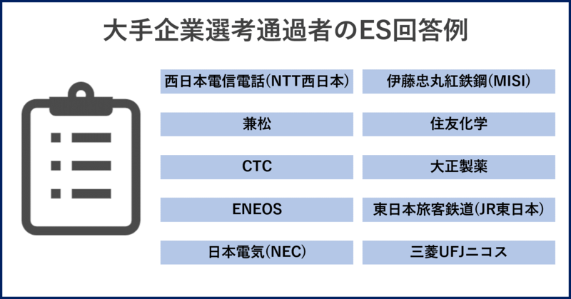 大手企業選考通過者の自己PRで真面目を強みとした回答例文