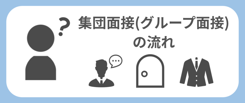 集団面接(グループ面接)の流れ